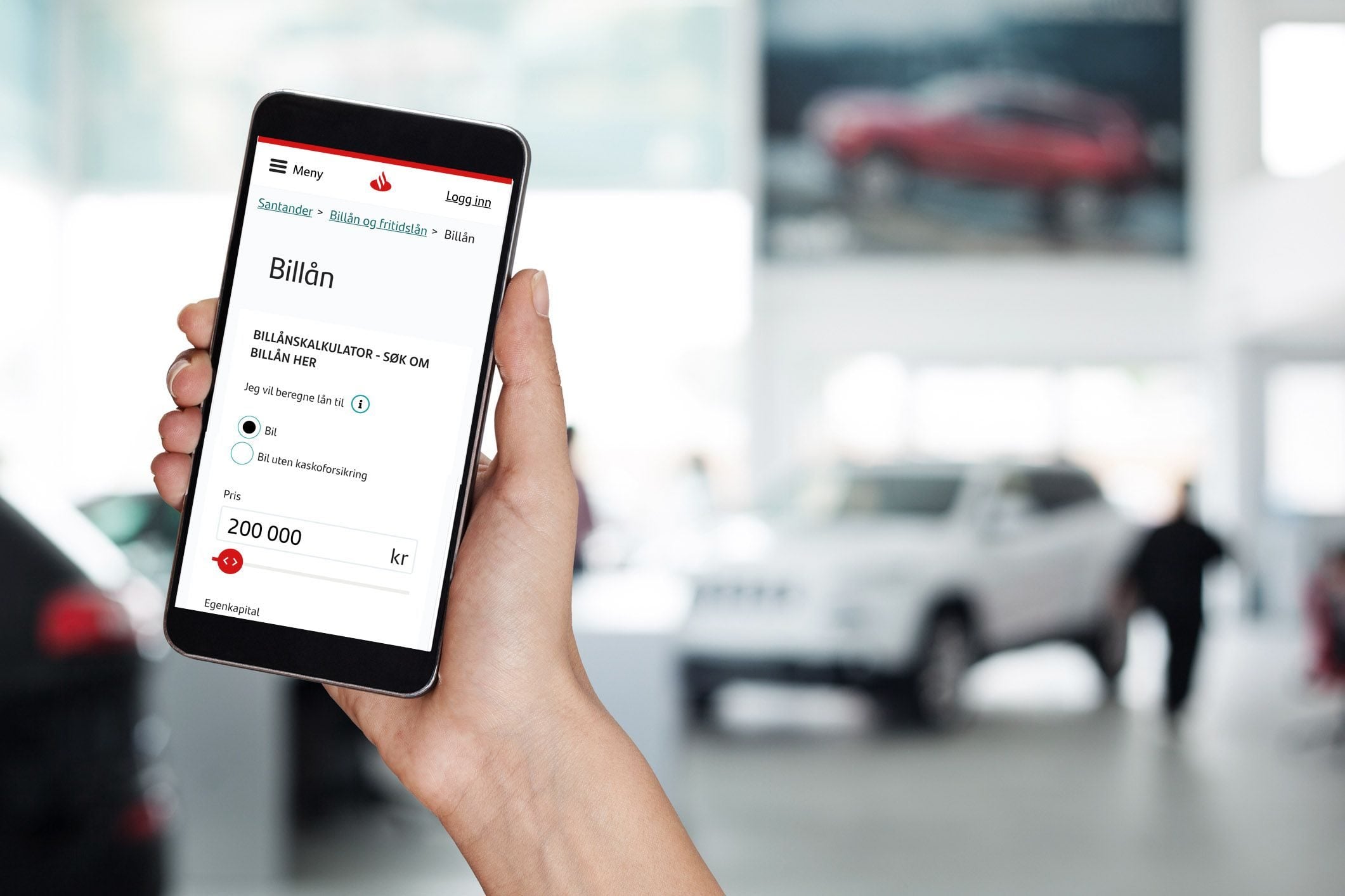Billån på mobiltelefon