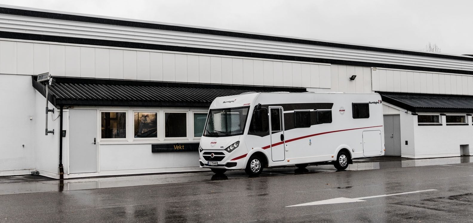 Slik veier du en bobil