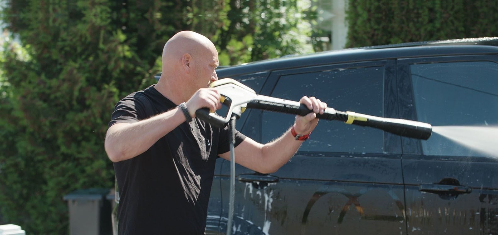 Vaske bil med matt lakk