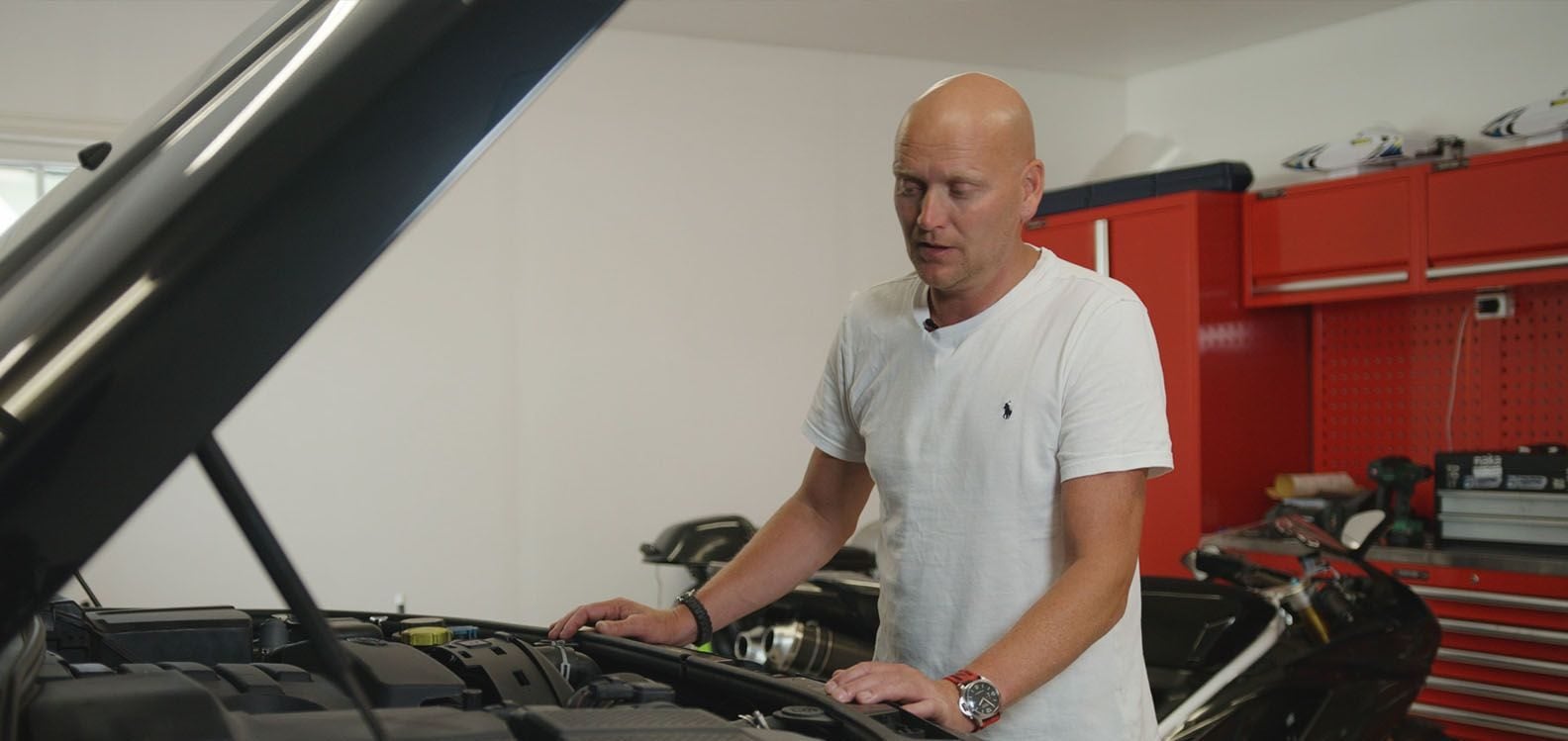 Slik vasker du motoren