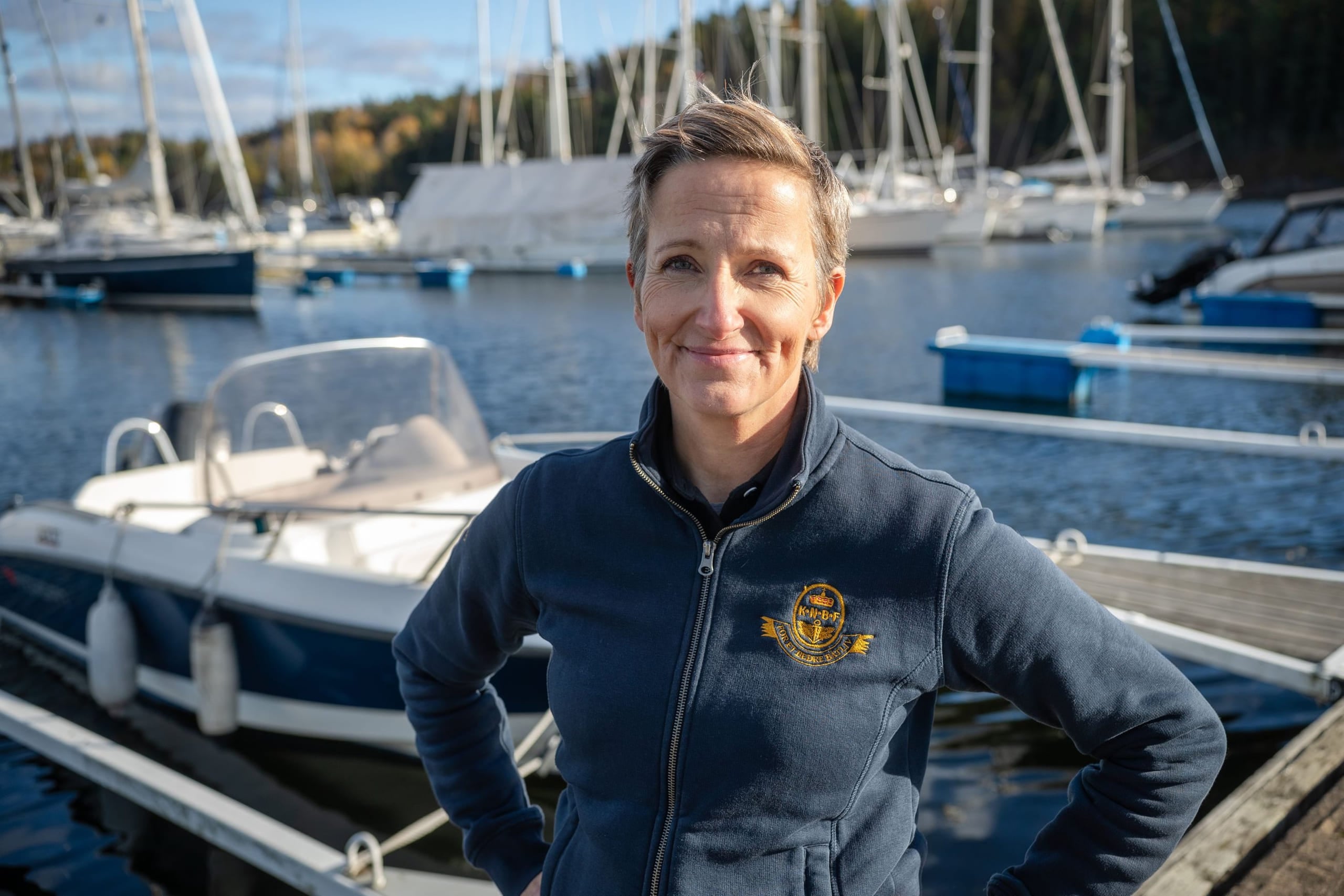 Cecilie Klem i båthavna