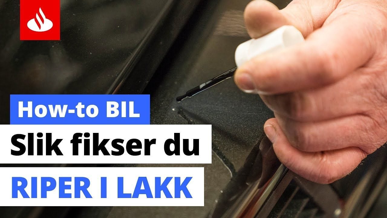 slik fikser du riper i lakken på bilen
