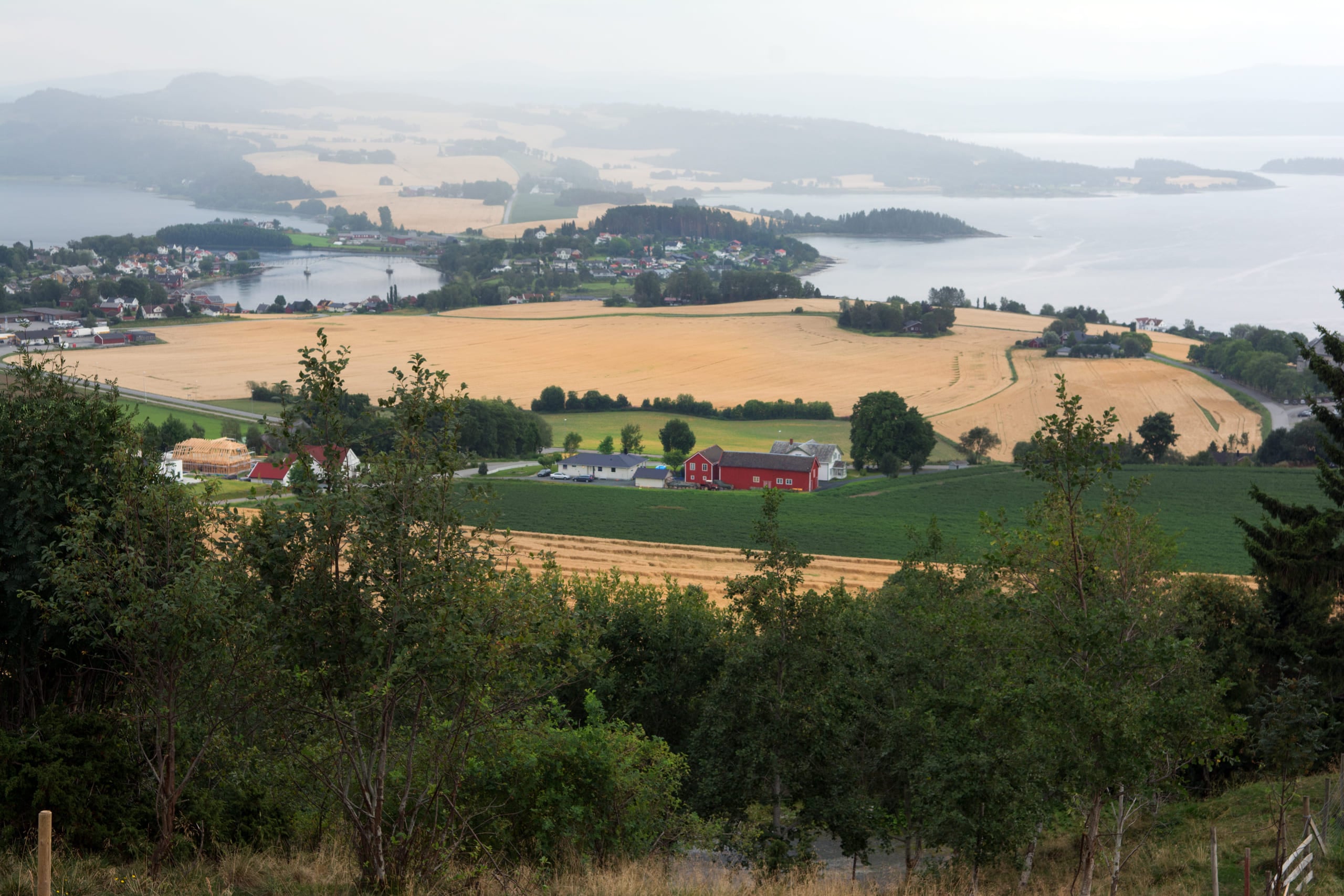 Inderøy, via den Gyldne Omvei.