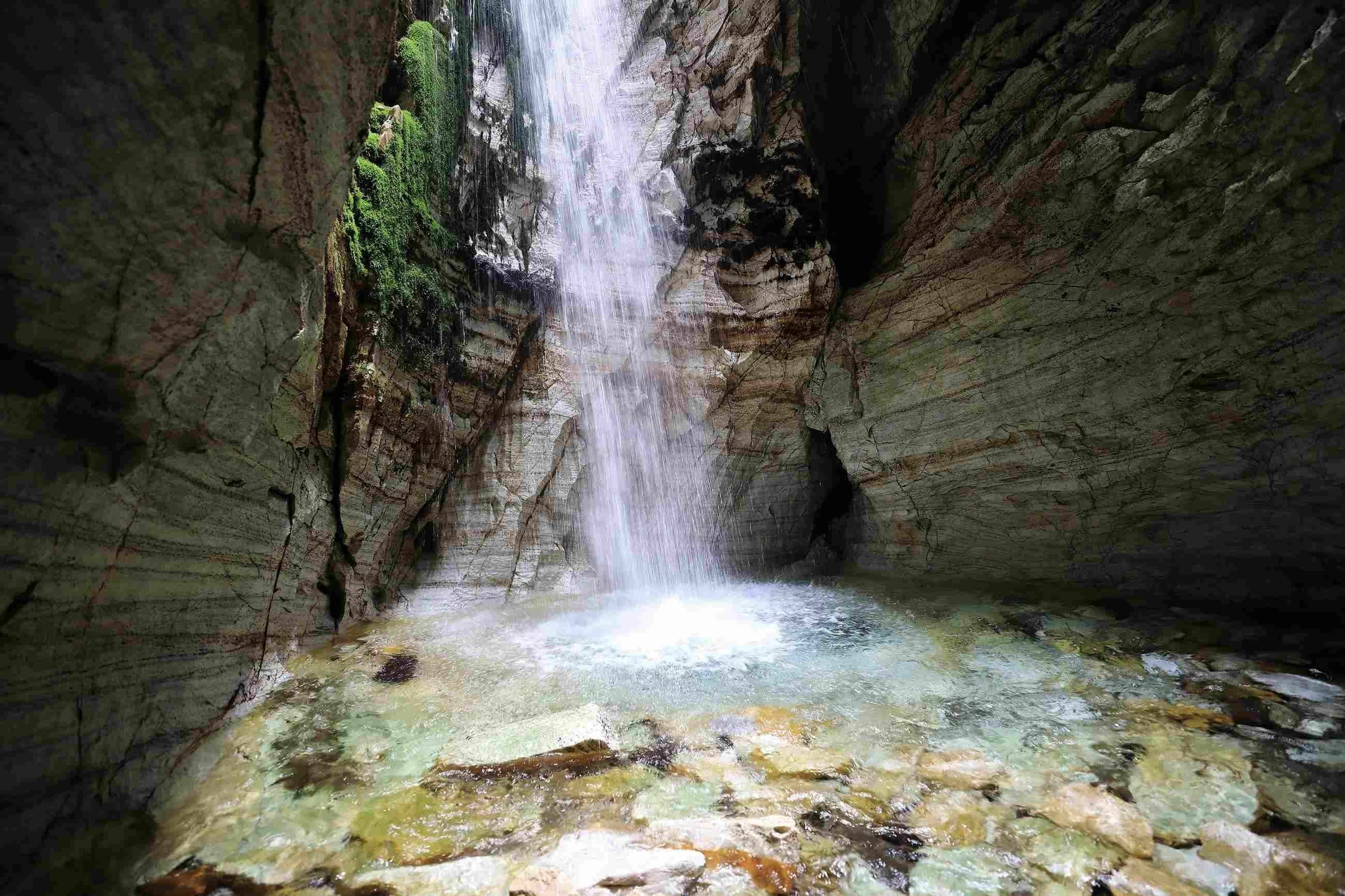 Eksotisk fossefall i Norge